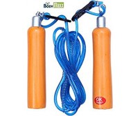 Body Maxx BM-25 Skipping Rope Wooden Adjustable 